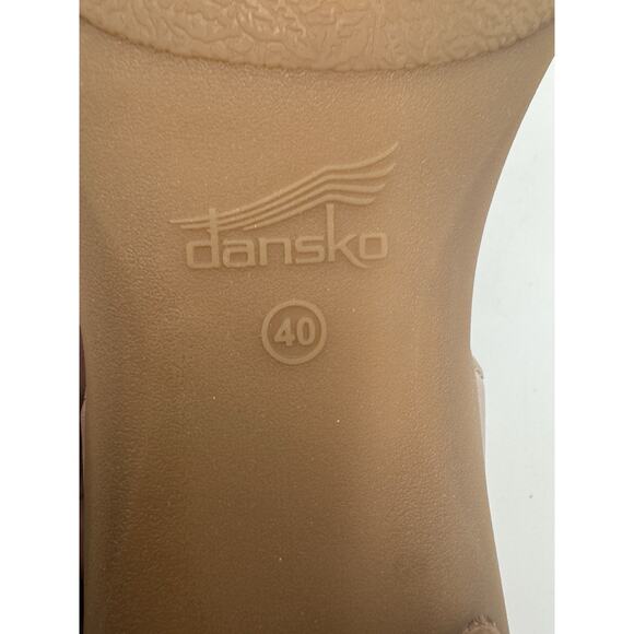 Dansko TESSIE NAPPA Women's NEW Sandal Beige EU Size 40 (5014-650300) - Picture 10 of 11